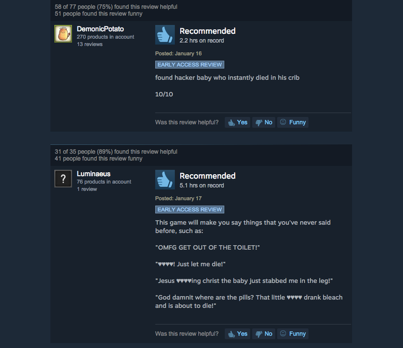Illustration for article titled Who's Your Daddy, As Told By Steam Reviews